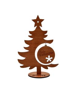 Weihnachtsbaum mit Gravur im Fuß  